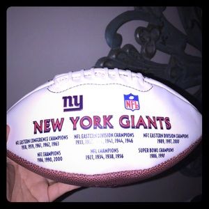 New York Giants Limited Edition Football